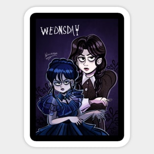 Wednesday Sticker